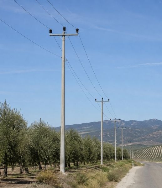 prfv para líneas eléctricas